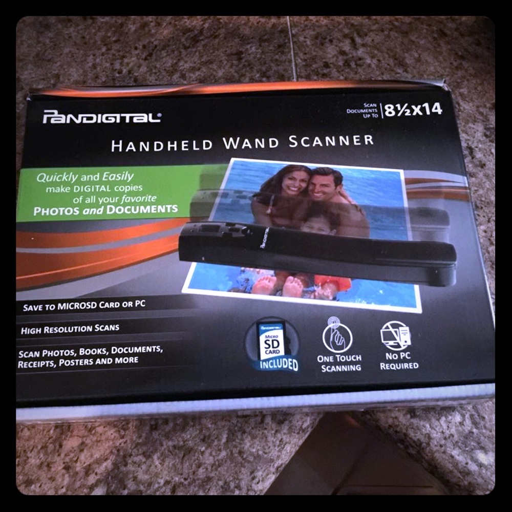 Pandigital handheld wand scanner